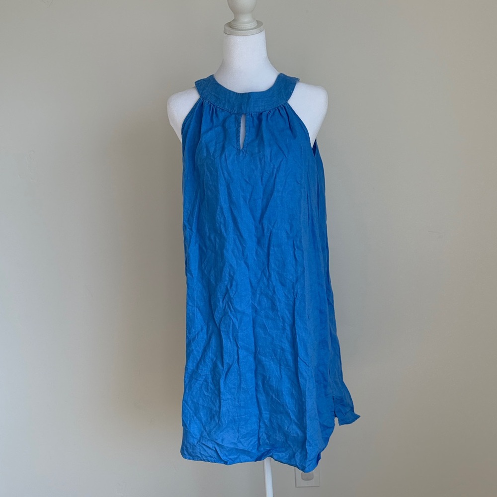 St. Tropez Linen Blue Dress